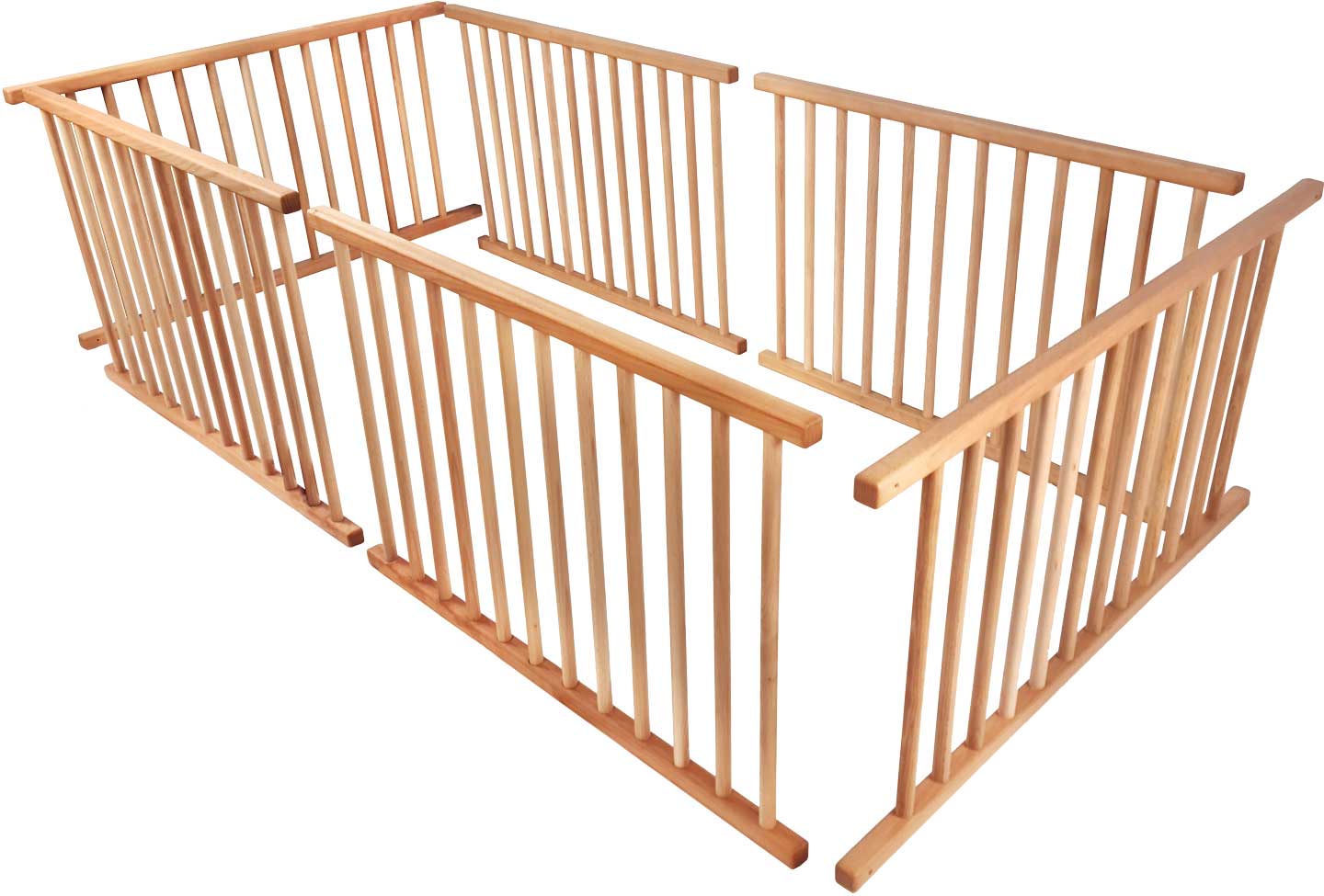Babygitter-Set für die gesamte Liegefläche (Hochbett mitwachsend, Etagenbett-über-Eck* oder Etagenbett-seitlich-versetzt*)